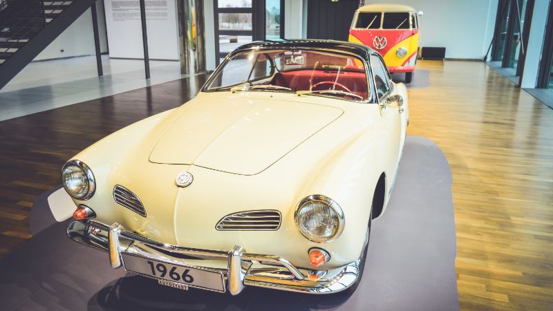A Vintage Yellow Car